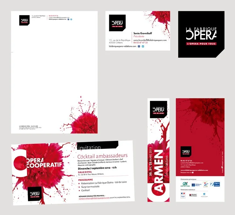 Identité visuelle opéra Carmen 3