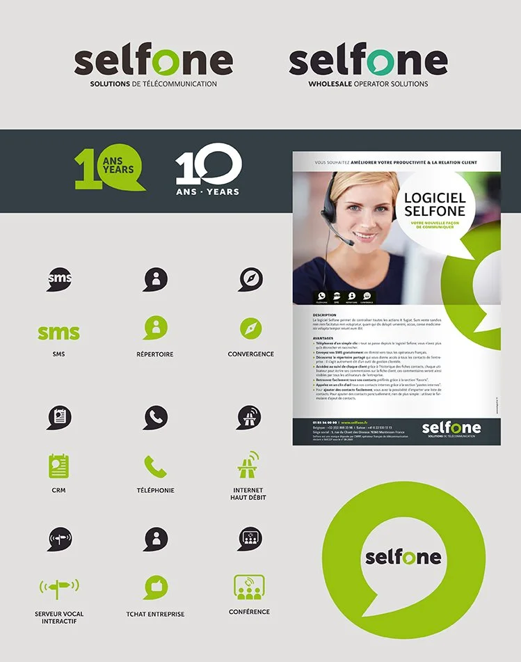 Conseil strategique et identité visuelle – Selfone 1