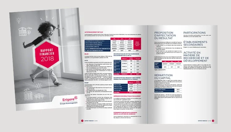 Un rapport d'activité original réalisé en print et en vidéo 4