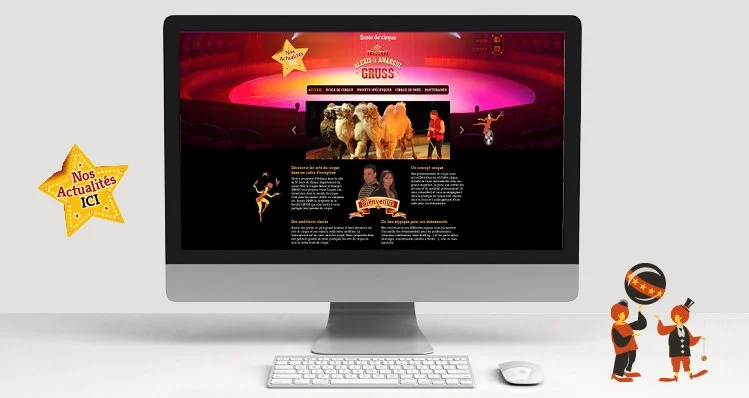 Une ambiance visuelle au service de l'univers du cirque